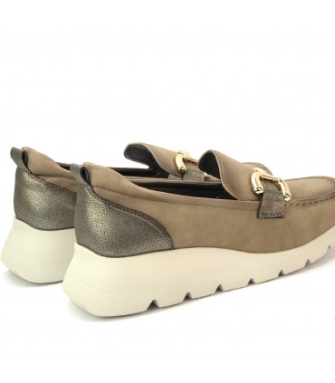 MOCASIN CONFORT AMARPIES HEBILLA AMD27094 TAUPE