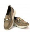 MOCASIN CONFORT AMARPIES HEBILLA AMD27094 TAUPE