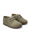 ZAPATO CORDONES NIÑO 12550 TAUPE