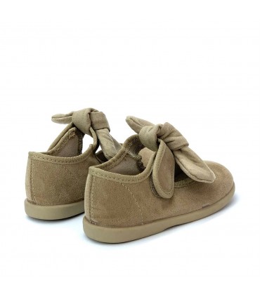 ZAPATO NIÑA LAZO 10650 BEIG