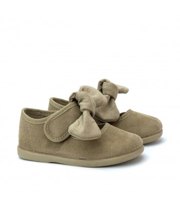 ZAPATO NIÑA LAZO 10650 BEIG