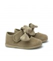 ZAPATO NIÑA LAZO 10650 BEIG