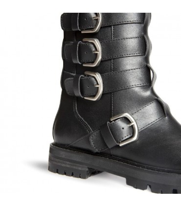 BOTIN MOTERO BIKER M4633 NEGRO
