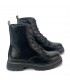 BOTIN MILITAR NIÑA CRECENDO 2633 NAPA NEGRO