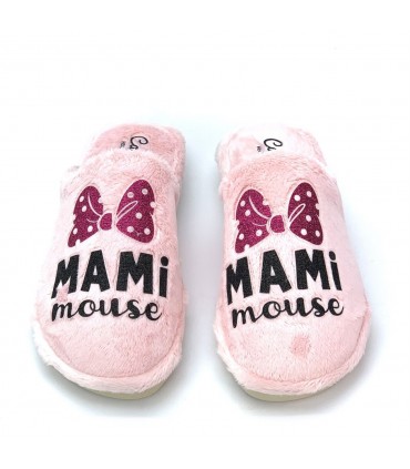 ZAPATILLA CASA MAMI MOUSE MONTBLANC ROSA