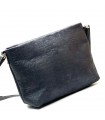 BOLSO PIEL HECHO A MANO BANDOLERA COCO AZUL NEGRO
