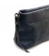 BOLSO PIEL HECHO A MANO BANDOLERA COCO AZUL NEGRO