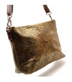BOLSO PIEL HECHO A MANO MEDIANO LEO ORO