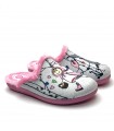 ZAPATILLA CASA NIÑA 61032 ALCALDE GRIS ROSA