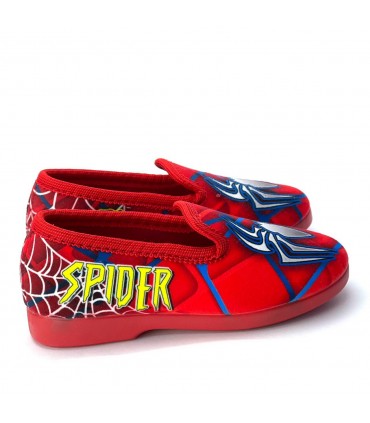 ZAPATILLA CASA CERRADA NIÑO SPIDER ALCALDE 16000 ROJO