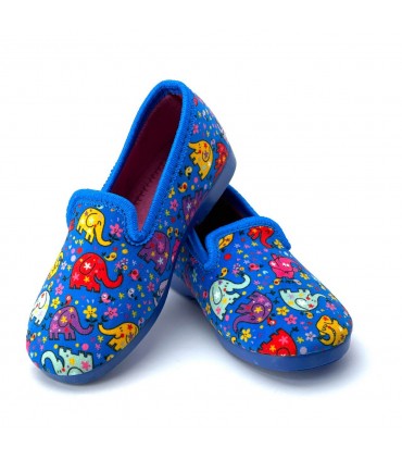 ZAPATILLA CERRADA CASA NIÑO 895 AZUL