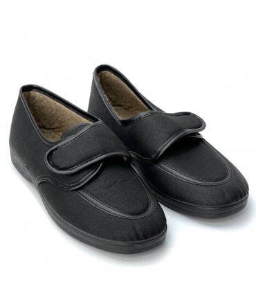 ZAPATILLA CERRADA VELCRO HOMBRE 230 GAMOTEX NEGRO