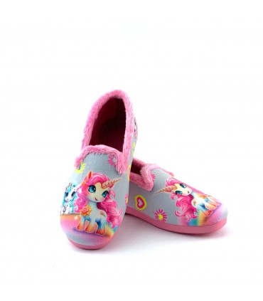 ZAPATILLA CASA CERRADA NIÑA ALCALDE 18051 GRIS