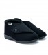 ZAPATILLA ANCHA VELCRO  2-7287 NEGRO