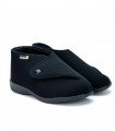 ZAPATILLA ANCHA VELCRO  2-7287 NEGRO