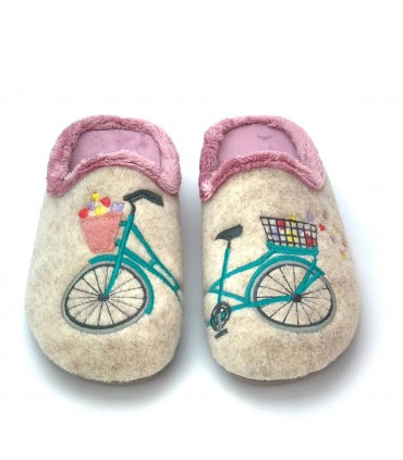 ZAPATILLA CASA BICI 3178 PICOS BEIG