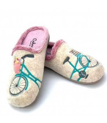ZAPATILLA CASA BICI 3178 PICOS BEIG