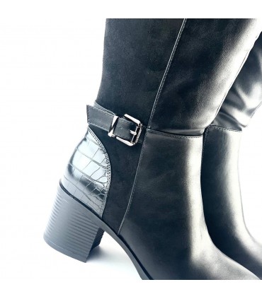 BOTA ALTA TACON AMARPIES ASY27296 NEGRO