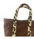 BOLSO PIEL LEOPARDO ASA MARRON