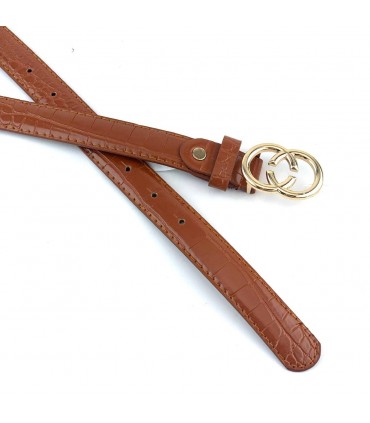 CINTURON MUJER COCO 58125 MARRON
