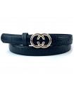 CINTURON MUJER COCO 58125 NEGRO