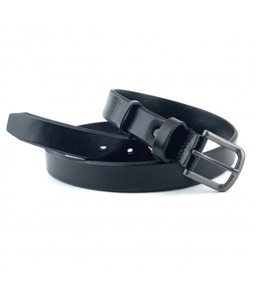 CINTURON PIEL NEGRO FQ-668