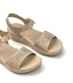 SANDALIA CUÑA AMARPIES ABZ26749 PLATINO