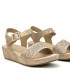 SANDALIA CUÑA AMARPIES ABZ26749 PLATINO