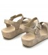 SANDALIA CUÑA AMARPIES ABZ26749 PLATINO