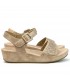 SANDALIA CUÑA AMARPIES ABZ26749 PLATINO