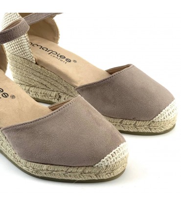 CUÑA CERRADA AMARPIES ACX26484 TAUPE