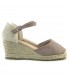 CUÑA CERRADA AMARPIES ACX26484 TAUPE