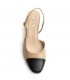 ZAPATO SALON M5332 CAMEL NEGRO