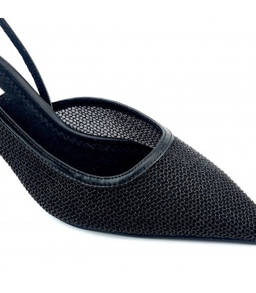 ZAPATO TACON DESTALONADO M5307 NEGRO