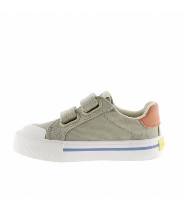 ZAPATILLA VICTORIA LONA VELCRO 1065189 KAKI
