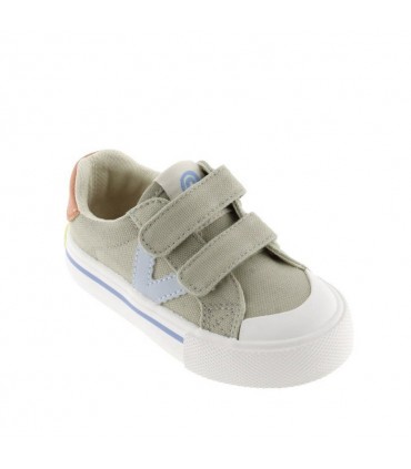 ZAPATILLA VICTORIA LONA VELCRO 1065189 KAKI