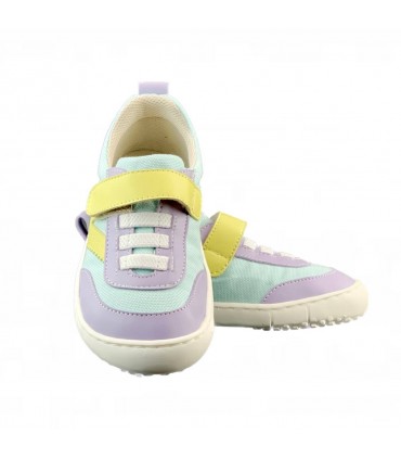 ZAPATILLA RESPETUOSA COQUEFLEX 15515 LAVANDA AGUA AMARILLO