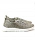 ZAPATILLA LIGERA CORDON ELASTICO AOG28352 PLATA