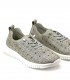 ZAPATILLA LIGERA CORDON ELASTICO AOG28352 PLATA