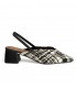 ZAPATO TACON BICOLOR M5327 NEGRO BLANCO