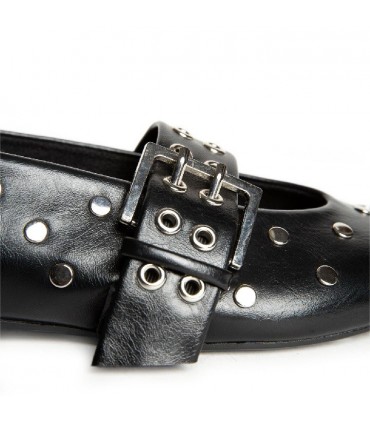 BAILARINA HEBILLA M5230 NEGRO