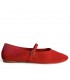 ZAPATO PLANO HEBILLA M5210 ROJO