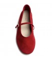 ZAPATO PLANO HEBILLA M5210 ROJO