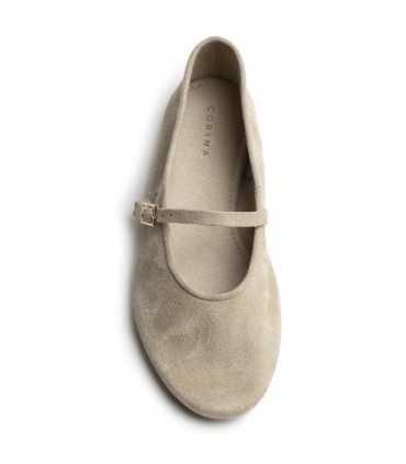 ZAPATO PLANO HEBILLA M5210 NATURAL