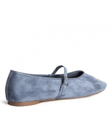 ZAPATO PLANO HEBILLA M5210 AZUL