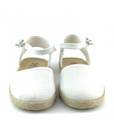 ALPARGATA NIÑA VESTIR 45831 BLANCO