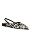 ZAPATO PLANO BICOLOR M5262 NEGRO BLANCO