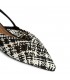 ZAPATO PLANO BICOLOR M5262 NEGRO BLANCO