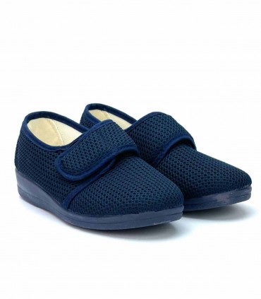ZAPATILLA VELCRO REJILLA ALCALDE 900 MARINO