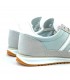 ZAPATILLA RAYAS COMBI L-24027-6 BEIGE VERDE CLARO
